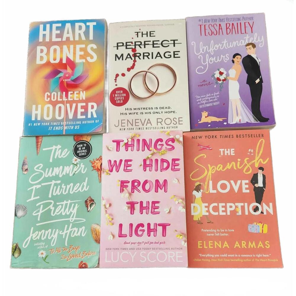 6 romance novels